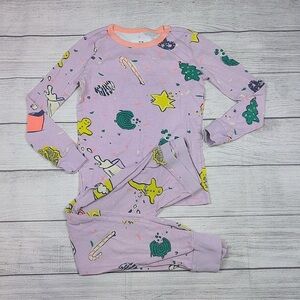Crewcuts Purple and Pink Pajama Sets with Playful Prints